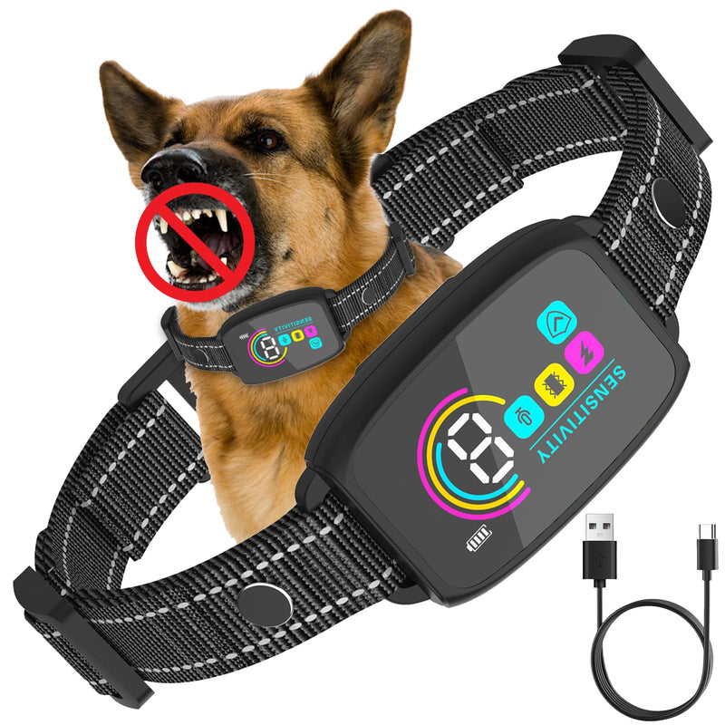 Dog Barking Collar, Smart Barking Collar for Small and Medium-Large Dogs 8-120lbs, Artificial Intelligence with Adjustable Beep Vibration Mode and Sensitivity, Automatic Anti-Barking Device for Dogs - PawsPlanet Australia