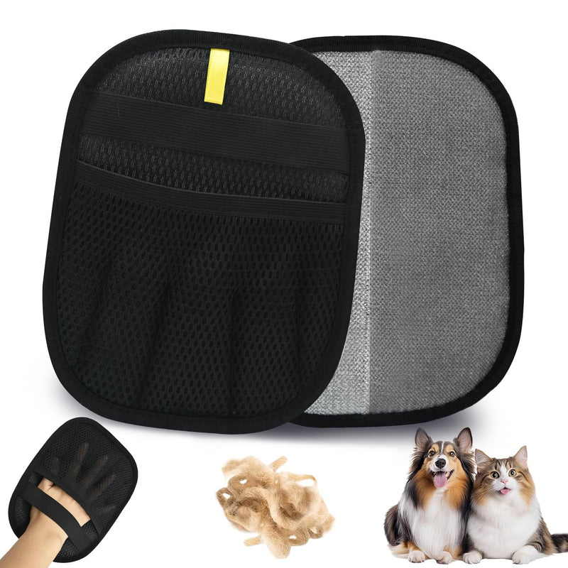 Pet Hair Removal Glove for Cats & Dogs, 2025 Upgraded Five-Finger Electrostatic Pet Hair Remover Gloves, Reusable Grooming Tool for Furniture, Couch, Carpet, Car Seat(1pcs) 1Pcs - PawsPlanet Australia
