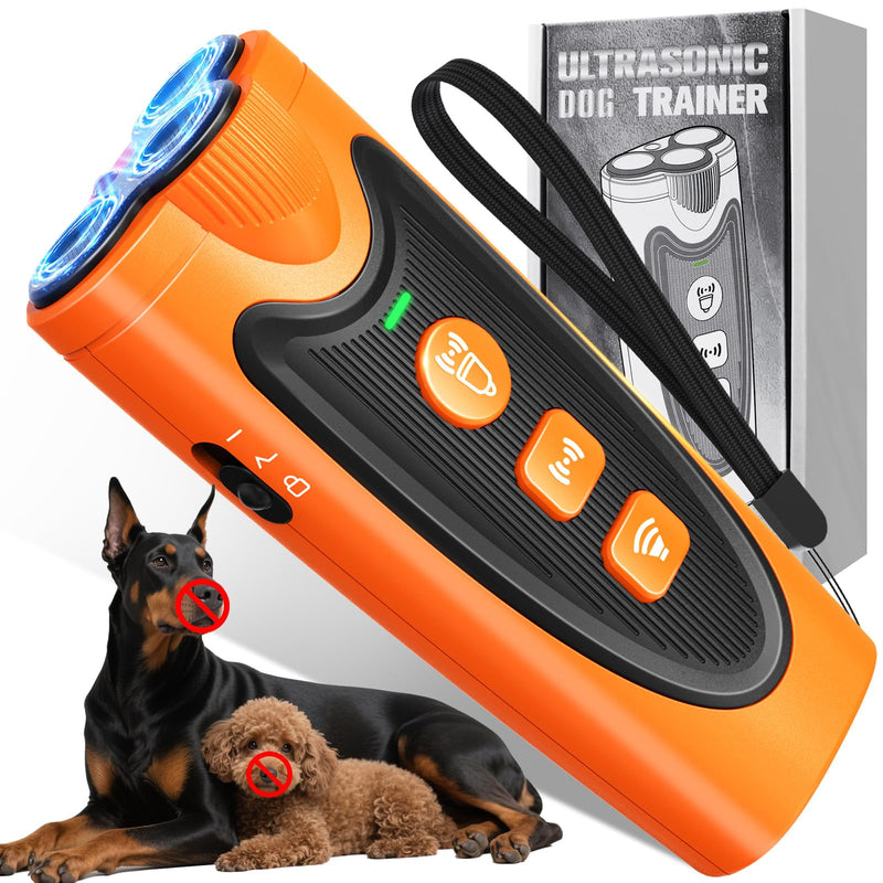 AWOOF New 2025 3X Ultrasonic Anti Barking, Dog Bark Deterrent Device, 6 Training Modes 24 FT Range Barks， Humane Alternative to Training Collars - PawsPlanet Australia