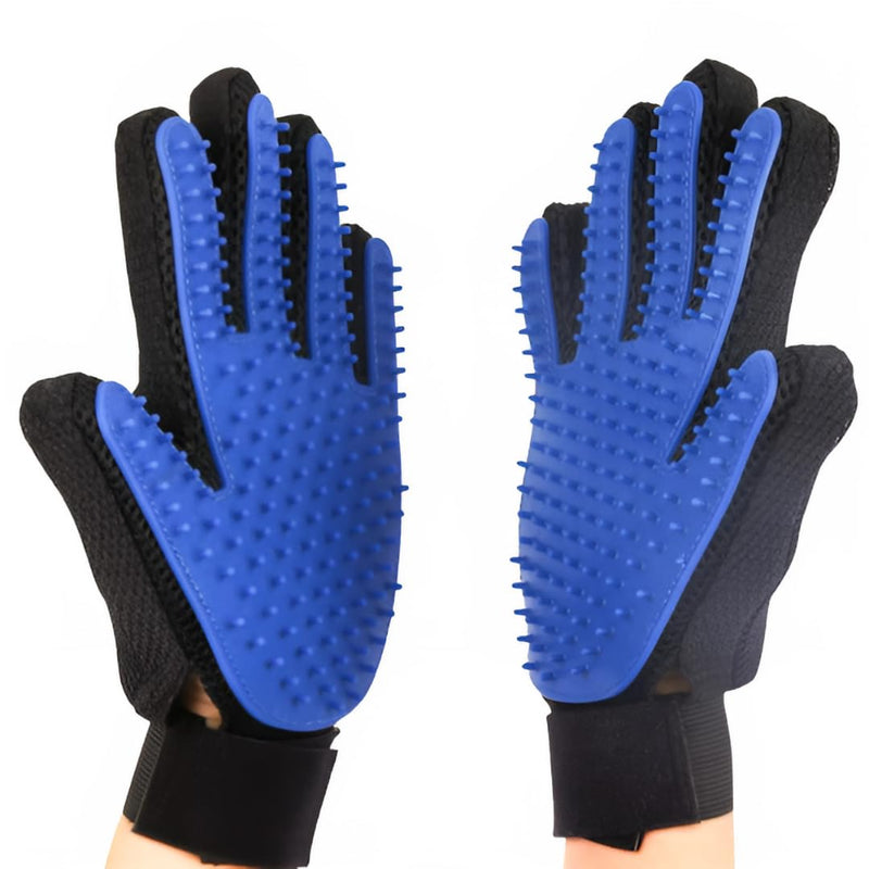 Dog Grooming Gloves for Shedding, Pet Grooming Gloves for Dogs and Cats, Deshedding Brush Glove for Pets, Hands On Glove for Grooming Dogs with Soft Silicone Tips for Effective Hair Removal - PawsPlanet Australia