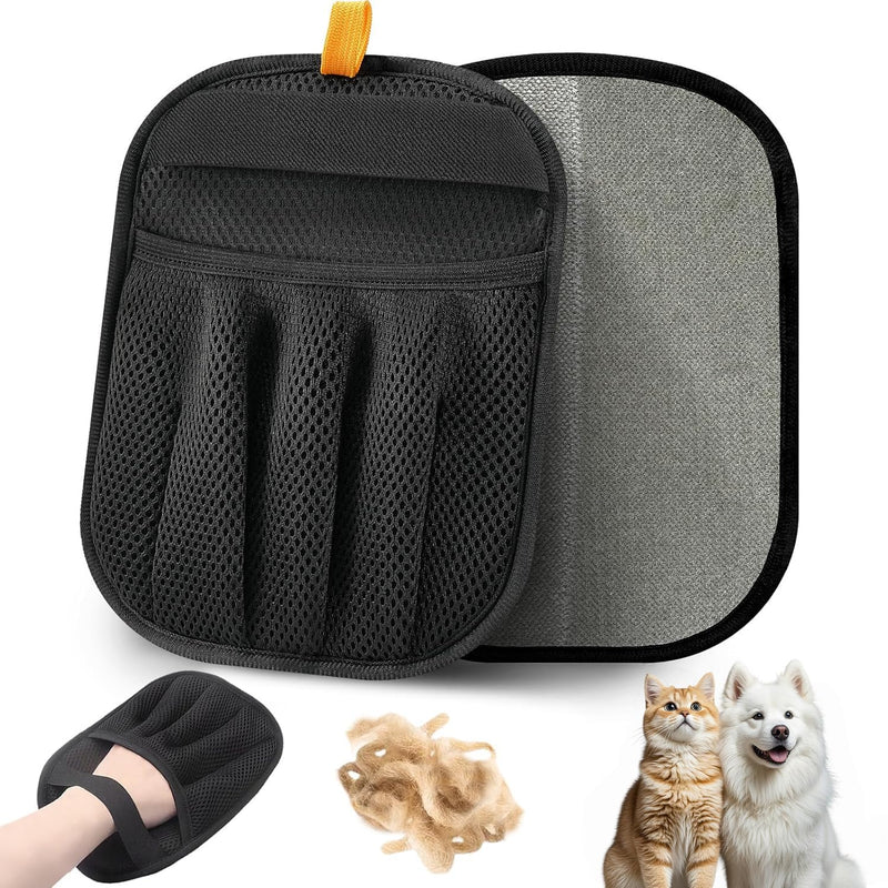 2PCS Pet Hair Removal Glove for Cats & Dogs Five-Finger Electrostatic Magic Brush Pet Hair Remover Glove for Clothing, Couch, Carpet, Furniture, Car Seat 2 - PawsPlanet Australia
