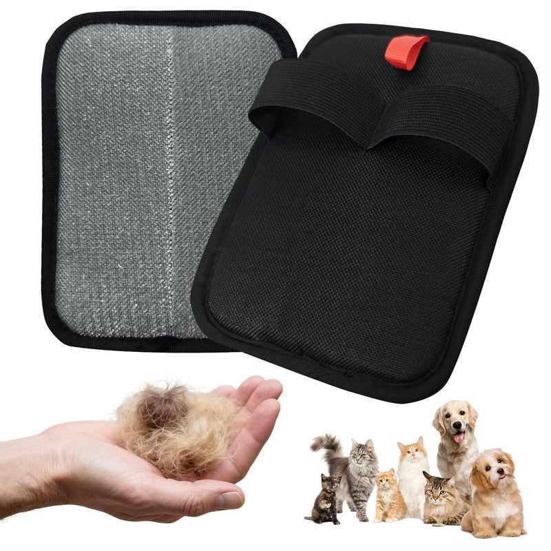 Pet Hair Remover, Reusable Electrostatic Pet Hair Remover Gloves – Double-Sided Grooming & Deshedding Gloves for Cats & Dogs, Pet Fur Removal for Furniture, Carpet, Couch -1 PCS 1 - PawsPlanet Australia