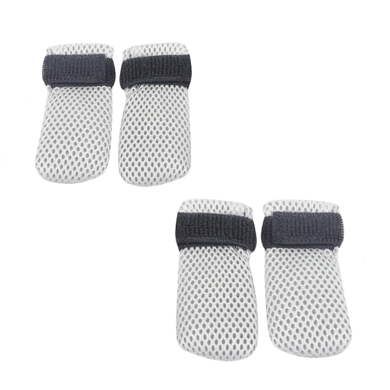 4 Pcs Cat Paw Protector Boots - Adjustable Anti-Scratch Sleeves for Bathing, Grooming & Vet Visits - Soft Breathable Mesh Gloves for Cat Nail Trimming, Nursing & Recovery - PawsPlanet Australia