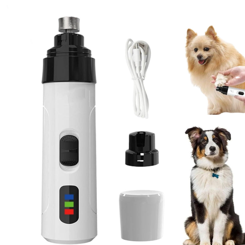 Silent Groom Pro Nail Grinder, 2025 New Dog Nail Trimmer, USB Rechargeable Pet Nail Grinder, Dog Nail Trimmers, Electric Dog Nail Clippers, Pet Paws Grooming Smoothing Tool (1 Set) 1 set - PawsPlanet Australia