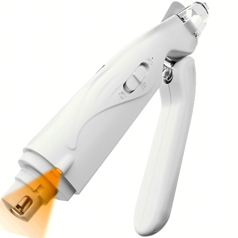 2-in-1 Dog Nail Clippers with Lights 2 LED & Dog Nail Grinder Quiet, Dog Nail Trimmers, USB Rechargeable and Splash Guard, Pet Nail Grinder for Small, Medium, and Large Dogs & Cats - PawsPlanet Australia