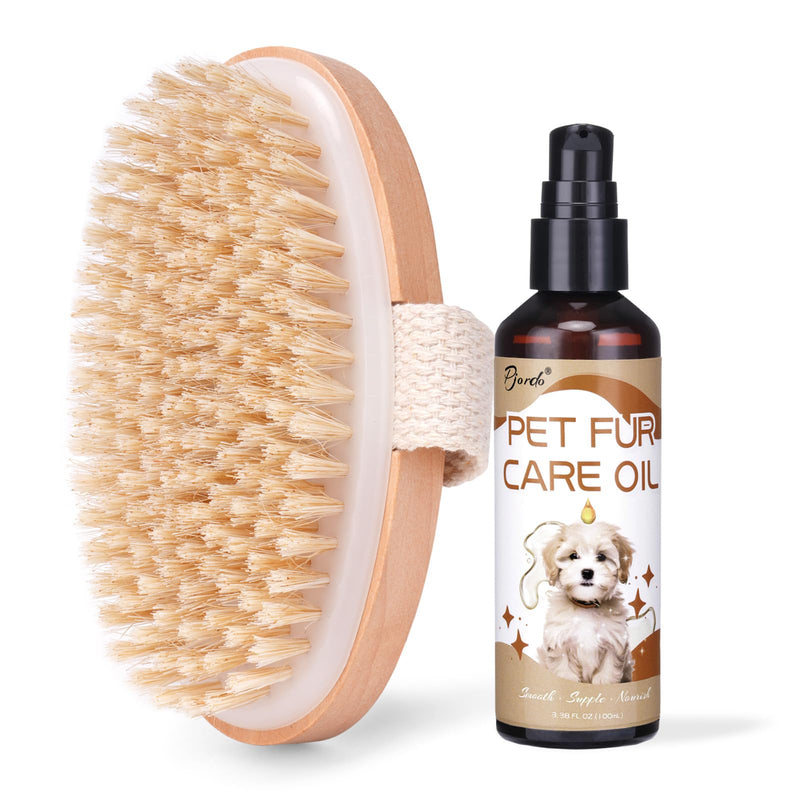 Soft Pet Palm Brush for Dog & Cat, Dog Palm Shampoo Brush for Grooming & Cleaning, Handle Brushes for Short & Long Haired Cat, Natural Pet Fur Care Oil for Reducing Shedding, Shining Coat - PawsPlanet Australia