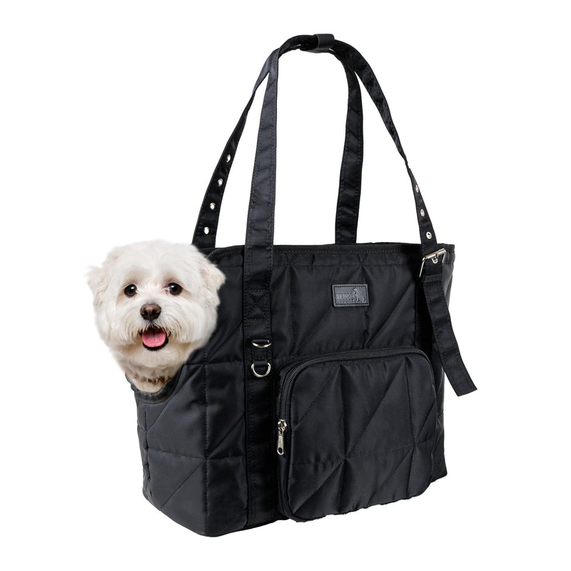 Dog Carriers for Small Dogs Pet Carrier Purse for Puppy and Cats Stylish Tote Bag with Pockets Adjustable Shoulder Strap for Travel/Shopping Black - PawsPlanet Australia