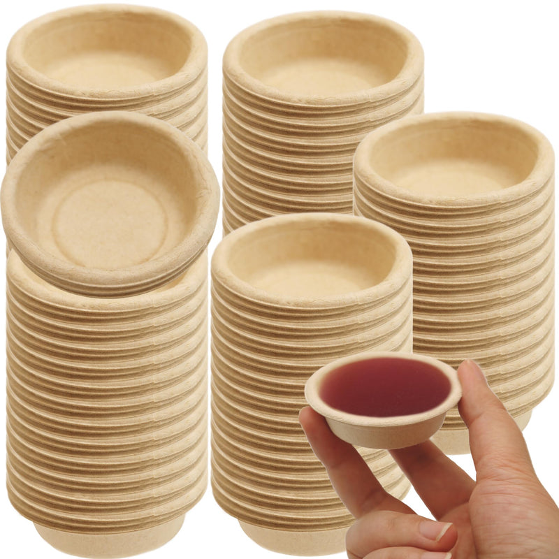 200 Pcs 1oz Gecko Feeding Cups Crested Gecko Food and Water Paper Feeding Cups Mini Dish Bowls for Lizards Reptiles Small Pets - PawsPlanet Australia