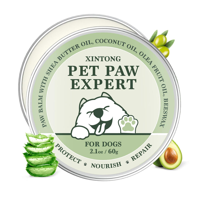 Dog claw wax &dog nose balm containing coconut oil , paw balm &dog paw balm| can save chapped claws and nose, safely lick, moisturize, repair and cure, is suitable for dogs, cats &horses, 2.1 oz/60g. - PawsPlanet Australia