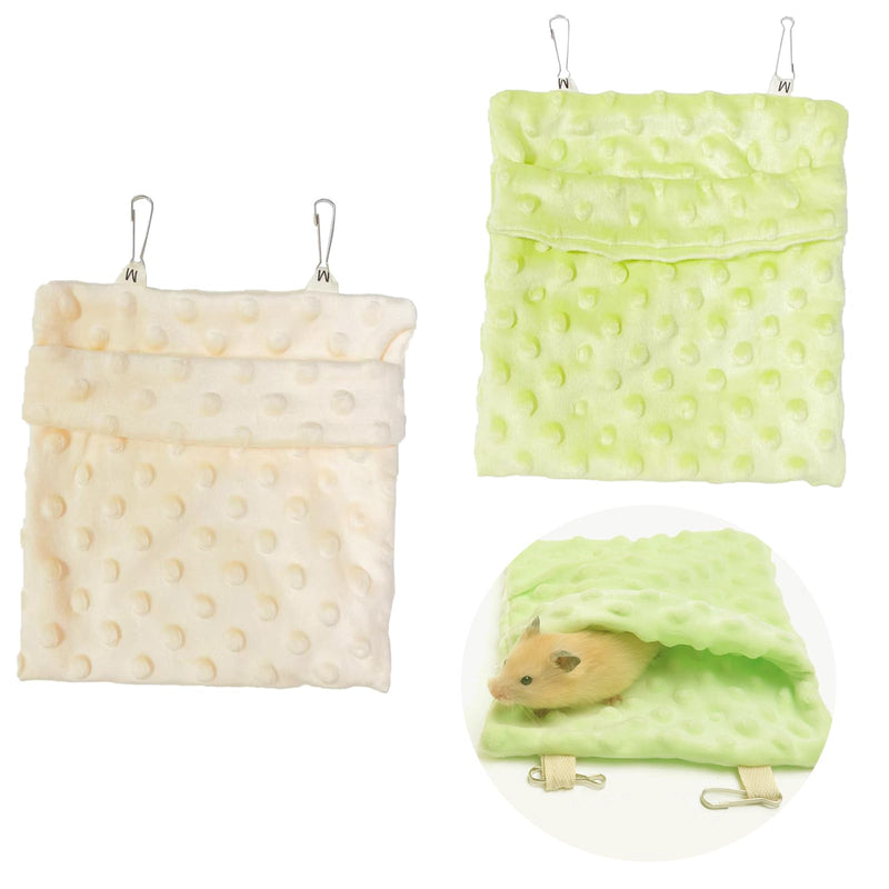 2 Pcs Sugar Glider Bonding Pouch Carrier Bag Sling Small Animal Carry Pouch with Adjustable for Hamster Gerbil Gliders Ferret Hedgehog Small Pets(Random Colors) - PawsPlanet Australia