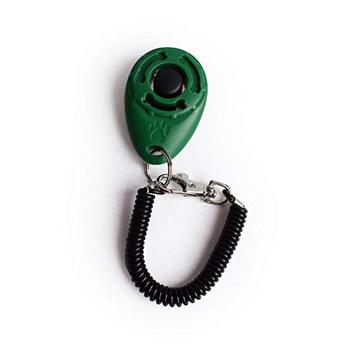 Professional Dog Training Clicker, Black, Plastic, Handheld, for Pet Behavior Training - PawsPlanet Australia