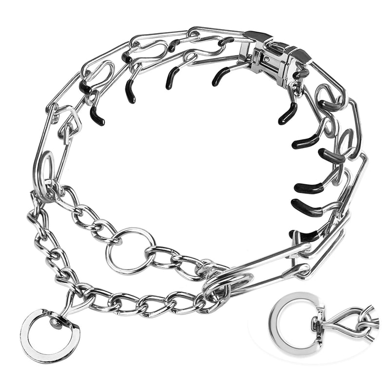 Dog Collar with Quick Release Buckle for Small Medium Large Dogs (S(14-17" Neck, 2.25mm)) S(14-17" Neck, 2.25mm) - PawsPlanet Australia