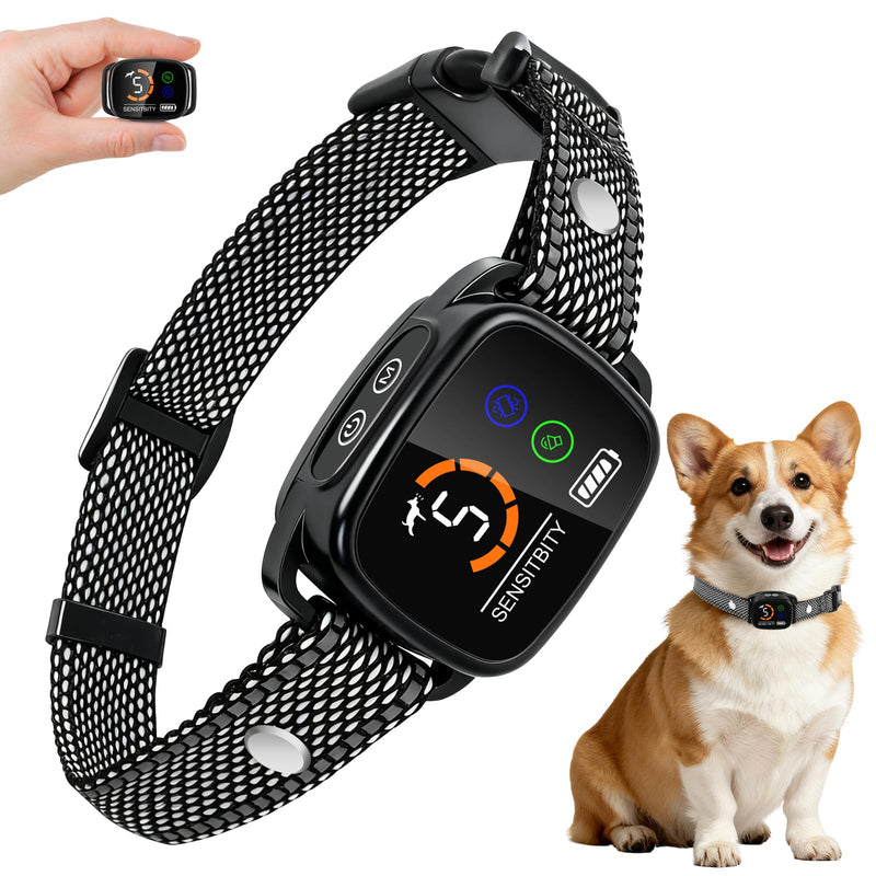 ETACCU Dog Bark Collar，Waterproof Rechargeable Digital Ultrasonic Bark Collars,Anti Barking Collar with 6 Adjustable Sensitivity Levels for Large Medium Small Dogs 1