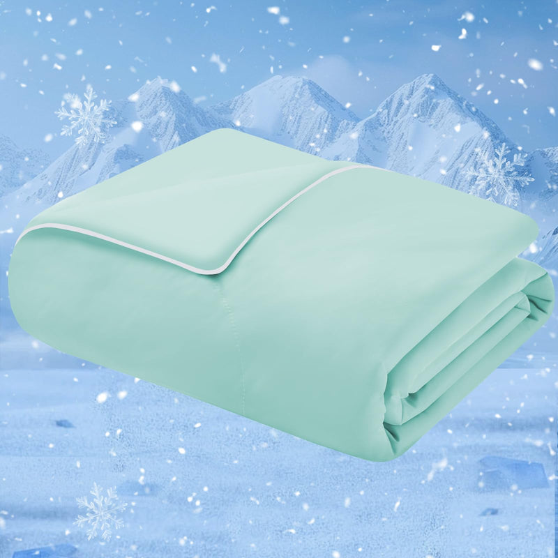 Cooling Blanket for Dogs, Dog Blankets for Large Dogs, Q-MAX > 0.5 Cold Washable Dog Blanket, Soft Durable Self Cooling Cat Mat for Hot Weather, Green 40x50 40"x50" - PawsPlanet Australia