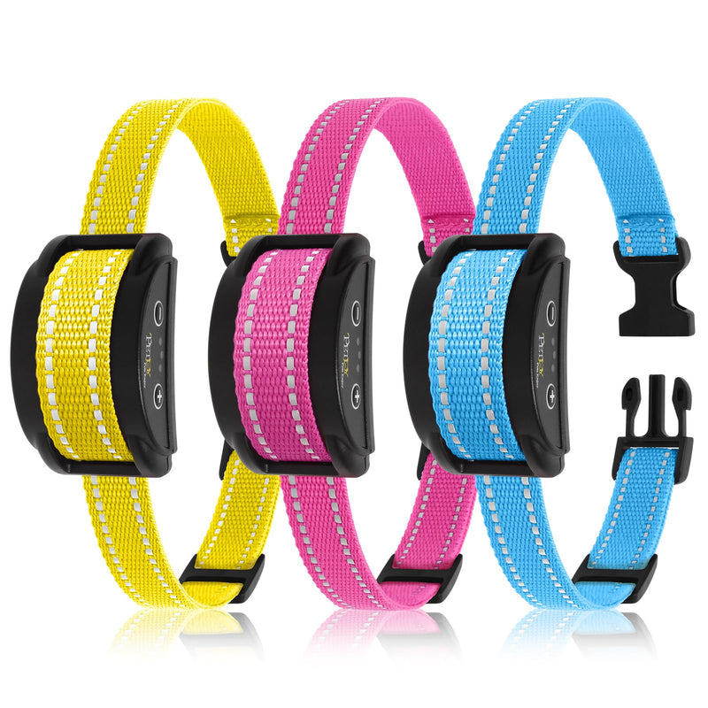PetJoy Dog Bark Collar, Automatic Barking Collars, Bark Shock Collar with 5 Adjustable Levels of Sensitivity, Barking Training Collar IPX7 Waterproof, Bark Collar 3 Packs Bark 301 - PawsPlanet Australia