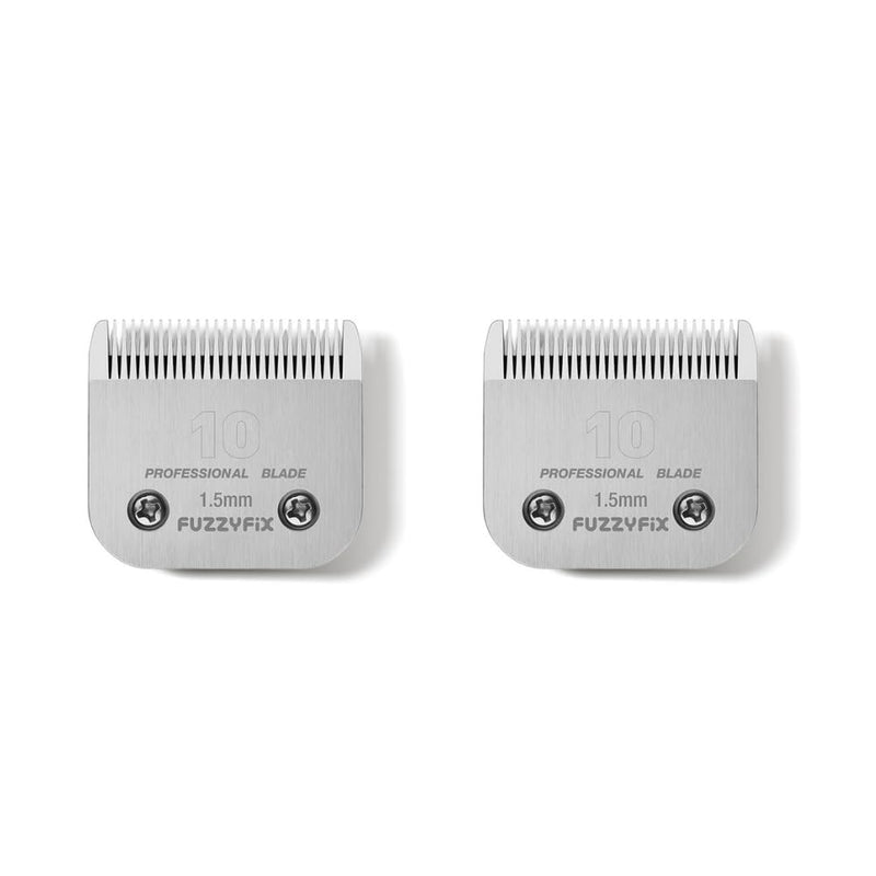2 Pcs Dog Clippers Replacement Blade Compatible with PC615, PC619 and PC811, Detachable Pet Dog Grooming Clipper Stainless Steel Blade #10 2 Pcs