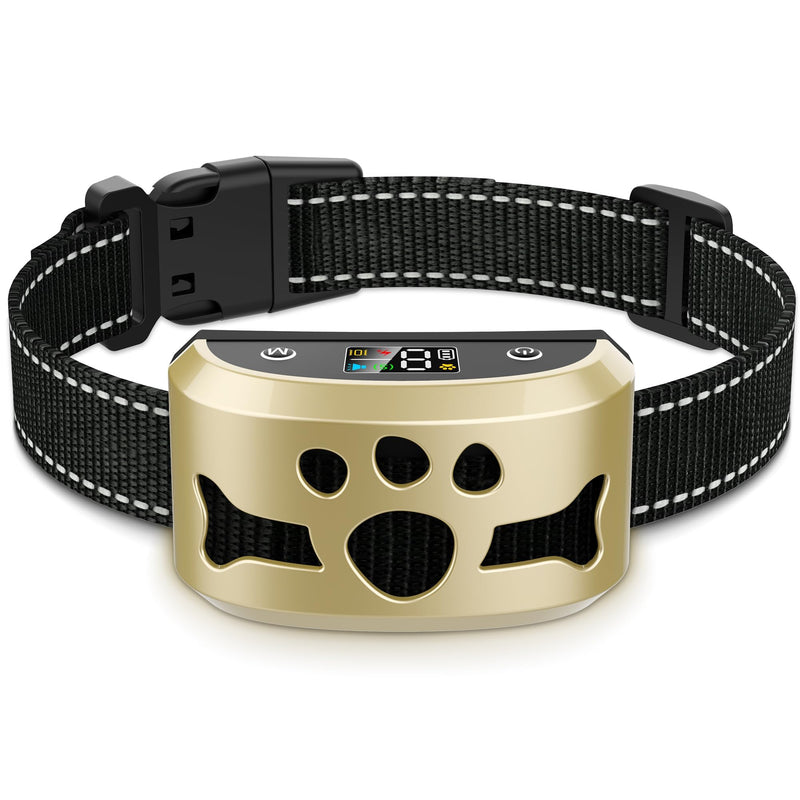 Dog Bark Collar，BXQ Bark Collar for Large Dog with 4 Training Modes and 8 Sensitivity, Rechargeable Humane Barking Collar with 8 Levels for Vibration&Shock, Waterproof Anti Bark Collars - PawsPlanet Australia