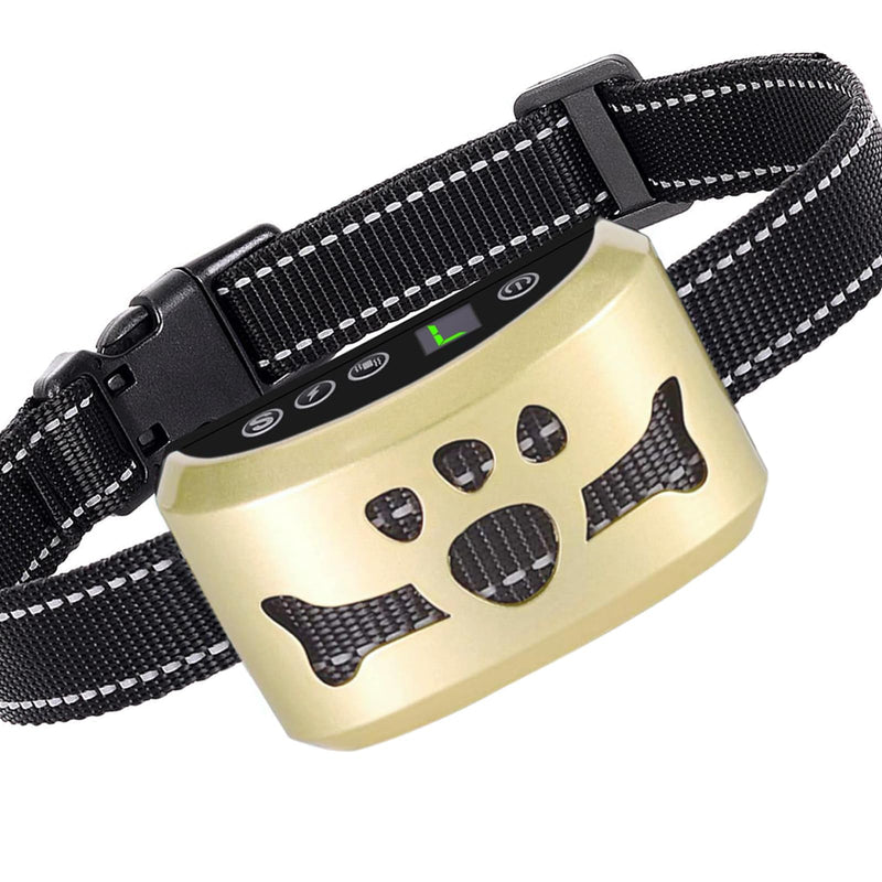 Dog Bark Collar, Anti Bark Collars for Large Medium Small Dogs with 7 Level Sensitivity Adjustable and 4 Stop Barking Modes, Rechargeable Bark Collar No Shock for Dogs with Beep Vibration Shock - PawsPlanet Australia