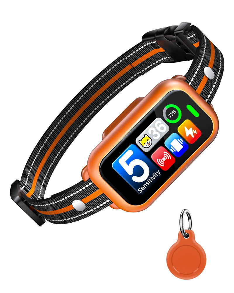 Dog Bark Collar for Large Medium Small Dogs, IP67 Waterproof Rechargeable Training Device with 5 Modes, Training Collar for Large, Medium & Small Dogs - 5 Adjustable Sensitivity with Beep & Vibration - PawsPlanet Australia