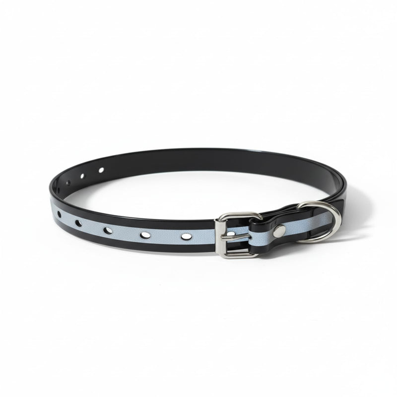 Dog Collar Strap for Most of Electronic Training Shock Collar Receivers-Adjustable Durable Waterproof Odorless 3/4 Inch Collar Replacement for Barking Fence-Pet TPU Collar Strap - Black Black TPU - PawsPlanet Australia