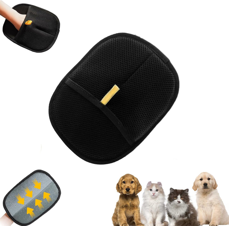 Yomi Pet Hair Remover Glove, Cat Grooming Gloves, Reusable Static Removal Glove for Pet Hair, Versatile Dog Grooming Gloves for Couch, Furniture, Carpet, Car Seat (1PCS) - PawsPlanet Australia