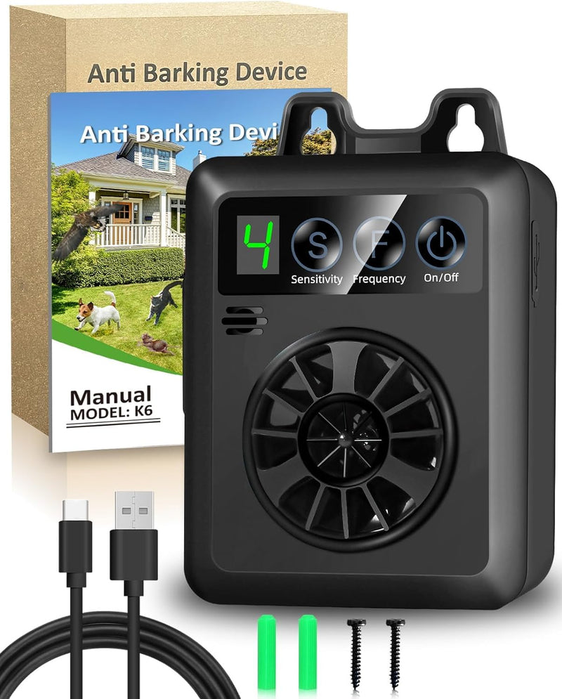 Anti Barking Devices for Dogs - Dog Bark Deterrent with 4 Modes | Rechargeable Waterproof Silencer | Works for Most Dogs, Indoors & Outdoors - PawsPlanet Australia