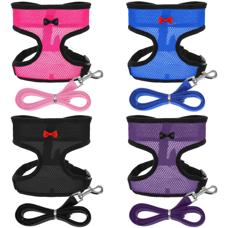 Chicken Harness with Leash Set, Upgraded Double Adjustable Mesh Breathable Chicken Training Harness, Pets Leash for 3-4 Lb Hens Duck Goose Small Pets Training Walking Supplies (4 Colors) - PawsPlanet Australia