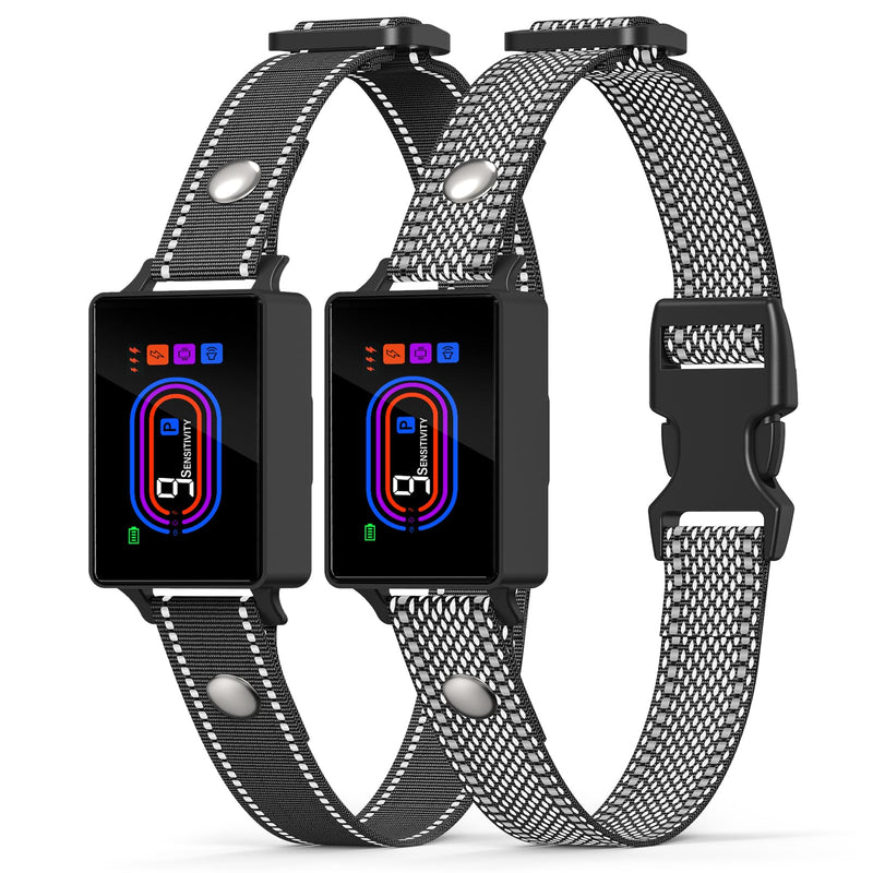 2 Pack Dog Bark Collar, 2025 Bark Collar for Large Medium Small Dogs 5-130 lbs - Smart Rechargeable Anti-Barking Training Collar with 10 Adjustable Sensitivity-Bark Collars with Beep Vibratio (2 Pack) 2 Pack - PawsPlanet Australia