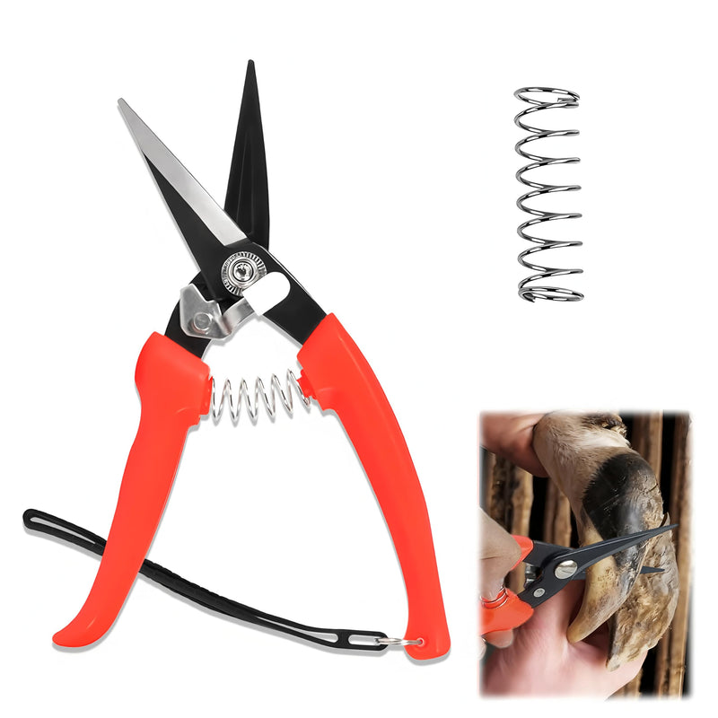 Goat Hoof Trimmers,Professional Hoof Care Trimming Shears Nail Clippers for Sheep,Goats,Alpaca,Lamb,Horse,Pig Hooves Multi-Purpose Pruning Versatile Steel Trimmer for Twig and Floral Scissor Tool - PawsPlanet Australia