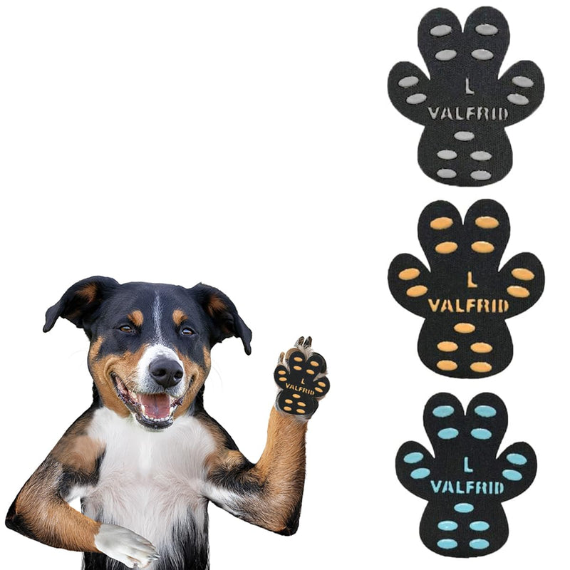 Dog Paw Pads for Dogs Traction,Toe Grips for Senior Dogs,Self Adhesive Resistant Dog Shoes Booties Socks Replacement Multicolor L 48 Pieces L (2" x1.72") - PawsPlanet Australia
