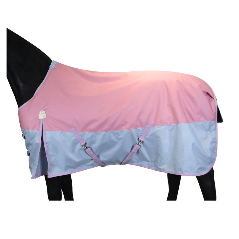 BARN & STABLE 600Denier 3000mm/3000mvp Super Waterproof & Breathable Horse Blankets for Winter with 200g Fill Sea Pink/Plume 75 Inch - PawsPlanet Australia