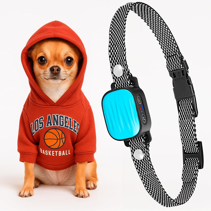 Rechargeable Dog Bark Collar, Beep and Vibration Modes, Cocoa - PawsPlanet Australia