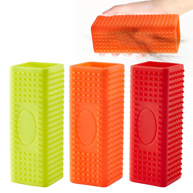 3 Pack Pet Hair Remover Dog Cat Hair Remover Rubber Brush Roller for Sofas Car Interior Furniture Sofa Cleaner - PawsPlanet Australia