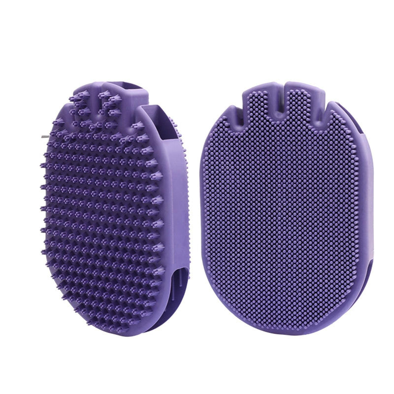 Dog Bath Brush, Dog Shampoo Brush for Shower, Pet Washing Gloves, Pet Grooming Bath Supplies, Soft Silicone