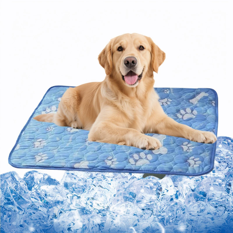 XL Dog Cooling Mat 39.37x27.56 Inches - Self Cooling Pad for Large Breeds, Portable Pet Cooling Pad for Crate & Outdoor Use, Durable Oxford Fabric (XL, Dogs & Cats) - PawsPlanet Australia