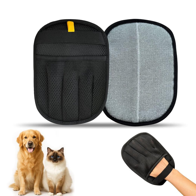 Pet Hair Removal Glove & Mitt for Couch, Furniture & Car Seat, Electrostatic 5-Finger Pet Hair Remover Tool for Dogs & Cats, Reusable Lint & Fur Remover for Carpet, Sofa & Clothing (1 Pack) - PawsPlanet Australia