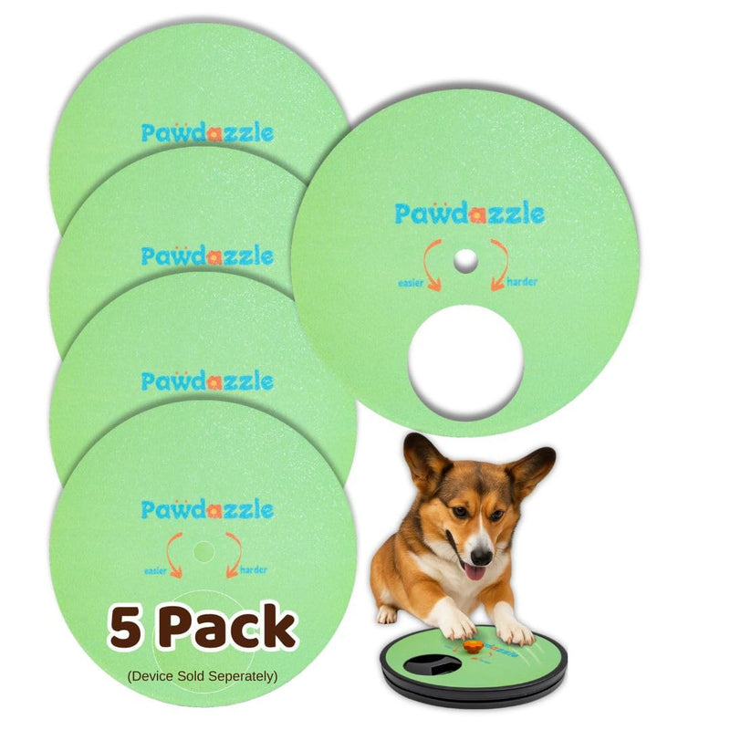 Pawdazzle Refill Pack – 5 Replacement Sandpaper Sheets for Dog Nail Scratch Board – Stick-On Dog Nail File Refills for Safe at-Home Grooming - PawsPlanet Australia