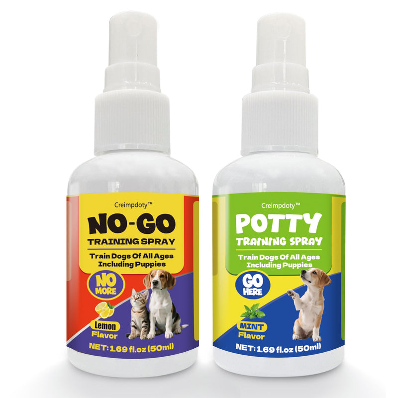 Dog Potty Training Spray Set, Indoor & Outdoor Potty Training for Dogs & Puppies, Stops Urination & Marking, Puppy Essentials, (1.69 fl.oz) 1.69 fl.oz - PawsPlanet Australia