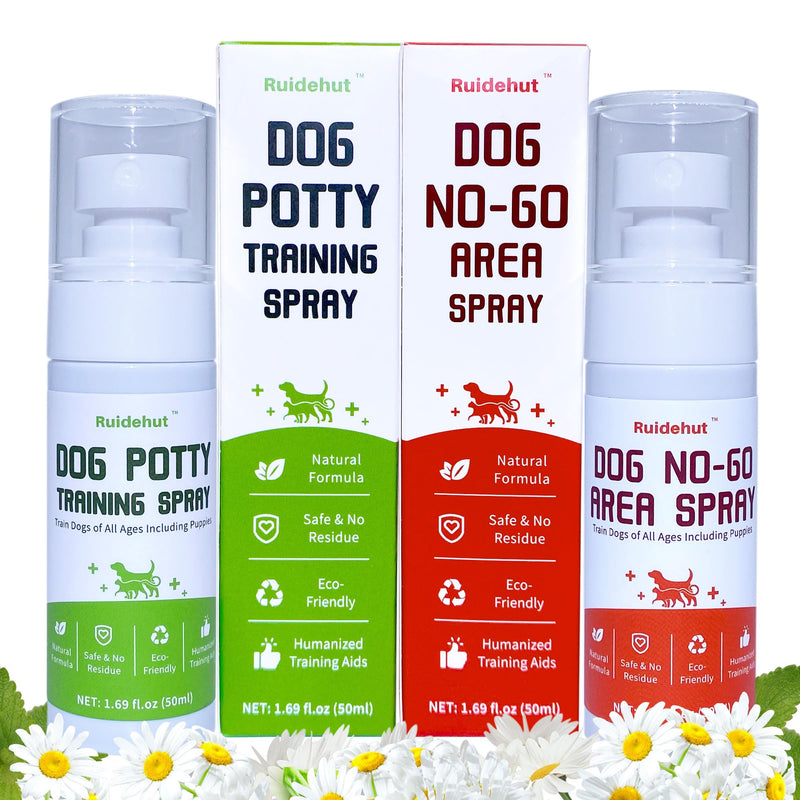 Dog Potty Training Spray & NO-GO Area Spray, Helps Train Puppies & Dogs Where to Potty, Dog Pee Training Spray, Suitable for Indoor & Outdoor Use (1.69 Fl Oz) 1.69 Fl Oz - PawsPlanet Australia