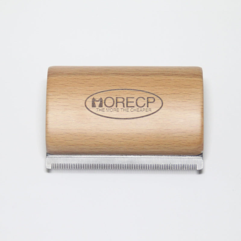 MORECP 3.95in Dog Brush & Deshedding Brush for Cats - Gentle & Effective Wooden Pet Hair Removal Tool for Dogs, Cats, Horses to Stop Shedding, Remove Undercoat - PawsPlanet Australia