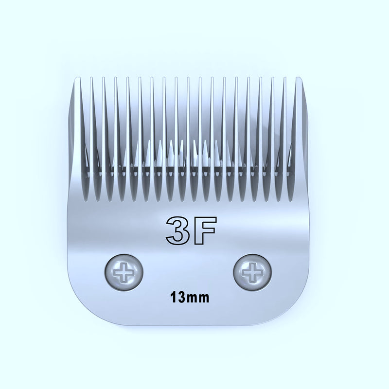 APUS 3F Blade Dog Grooming 13mm A5 Blades Compatible with AGC/KM2/Golden A5 Clippers,Detachable Stainless Steel Blade,Size 1/2" Cut Length. - PawsPlanet Australia