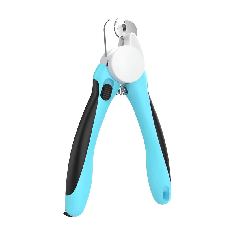 LED Pet Nail Clippers for Dogs & Cats – Professional Stainless Steel Grooming Trimmer with Safety Guard, Ergonomic Non-Slip Handle & Built-in Nail File – Clean, Precise Cuts for Safe at-Home Pet Care - PawsPlanet Australia