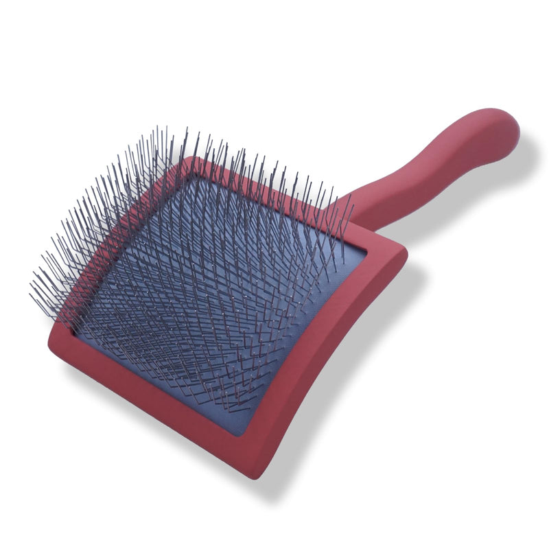 Big slicker brush for large dogs - Dog Brush for Shedding & Long Hair Cats Tool: Thick Coat Daily Care Painless Mat Remover Trusted by Pet Owners" (red) red - PawsPlanet Australia