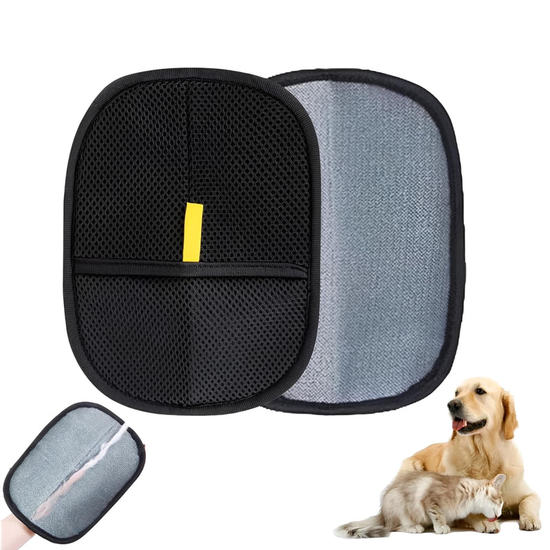 2 Pcs Pet Hair Removal Glove for Cats & Dogs, Newly Upgraded Reusable & Washable Magic Brush Pet Hair Removal Tool,Suitable for Sofas, Clothing,Carpets, and Car Seats - PawsPlanet Australia