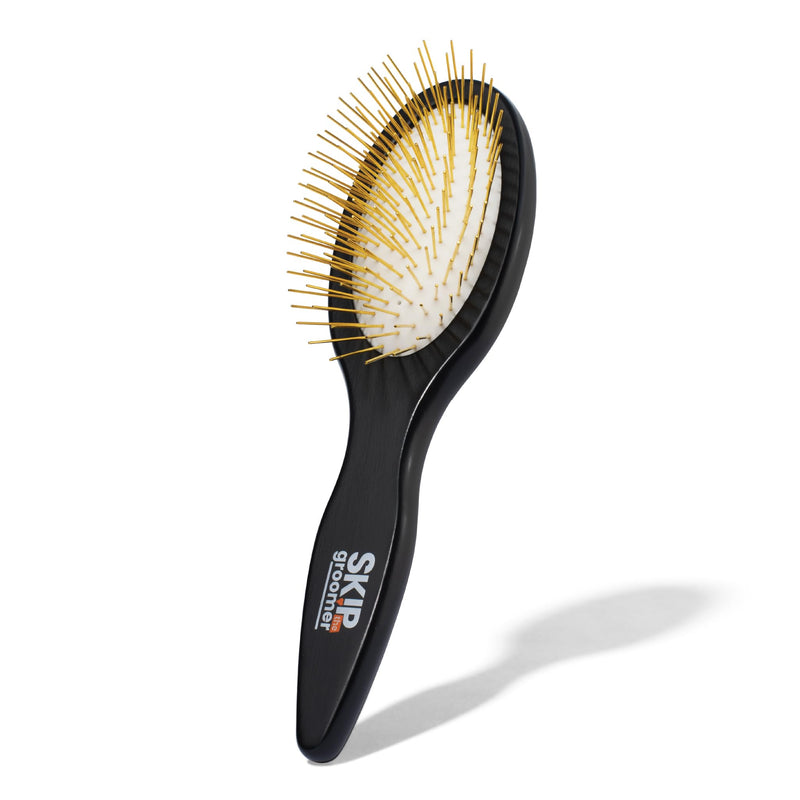 Pin Brush for Dogs, Gentle Dog Brush for Long Haired Dogs – Routine Essential for Goldendoodles, Poodles & Doodles, No-Scratch Rounded Pins for Sensitive Skin, Flexible Cushion Base – Skip the Groomer - PawsPlanet Australia