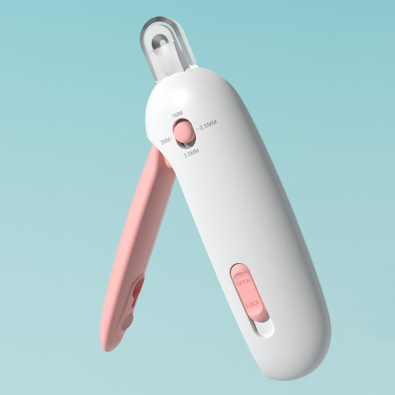 Adjustable Round-Hole Cat Nail Clipper (Pink) Pink - PawsPlanet Australia