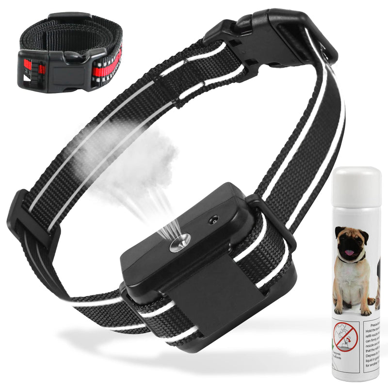Citronella Dog Bark Collar, Dog Barking Collar with 2 Adjustable Sensitivity and Volume of Spray [1 Citronella Spray Refill] No Shock Anti Bark Collars for Small Medium Large Dogs, Red Black-2 Adjustable Spray & Sensitivity Level - PawsPlanet Australia