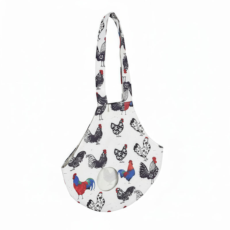 1 Pack Chicken Holder Bag, Chicken Sling Carrier, Rooster Sling with Handle for Poultry Transport, Travel, Hike, Drive