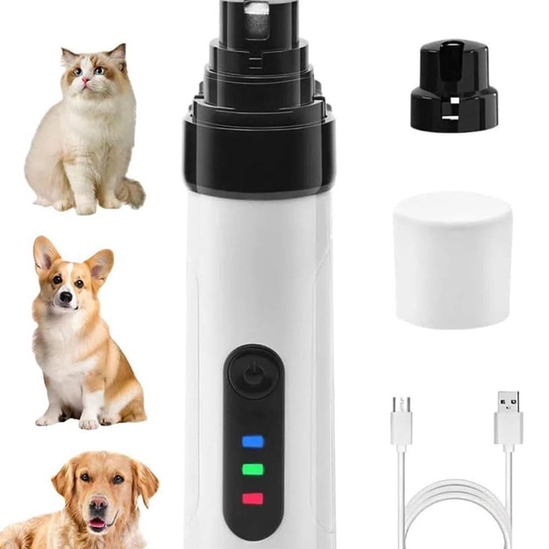 Silent Groom Pro,Silent Groom Pro Nail Grinder,2025 New Mute USB Rechargeable Pet Nail Trimmer,Pet Claw Beauty Trimming Tool, Equipped With 2-Speed, 3-Port, and Long Battery,Safe Claw Trimming at Home - PawsPlanet Australia