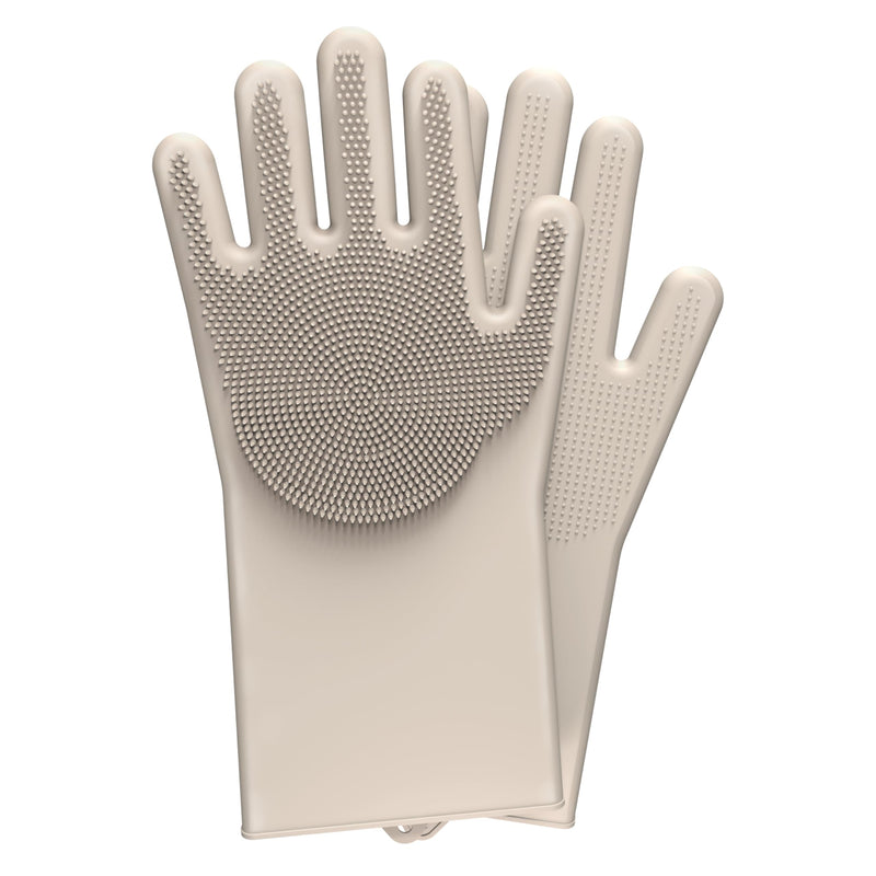 Pet Hair Remover Glove, Pet Grooming Silicone Gloves - Gentle Dog Shampoo Bath Glove, Bath Brush, Hair Removal Mitt, Shedding Brushes, Heat Resistant, Enhanced Five Finger Design - PawsPlanet Australia